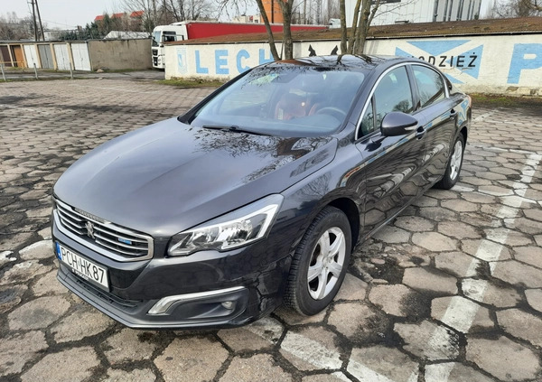 Peugeot 508 cena 27900 przebieg: 276312, rok produkcji 2015 z Chodzież małe 67